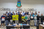 Vereadores homenageiam Time de Cristo, campeão da Taça das Favelas RS 2025