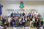 Câmara de Canoas realiza Grande Expediente em homenagem aos 40 anos do CREFITO-5 e ao Dia do Fisioterapeuta