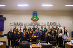 Câmara de Canoas homenageia atleta Katryne Mota por conquistas internacionais no jiu-jítsu